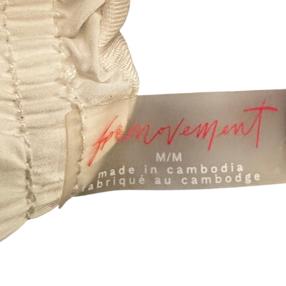 FP Movement Easy Tiger Shorts White Combo in Size Medium - Picture 5 of 7
